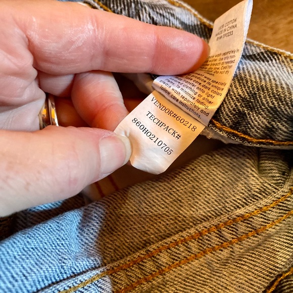 PacSun High Rise Straight Jean with butterflies raw hem twee - Picture 11 of 15